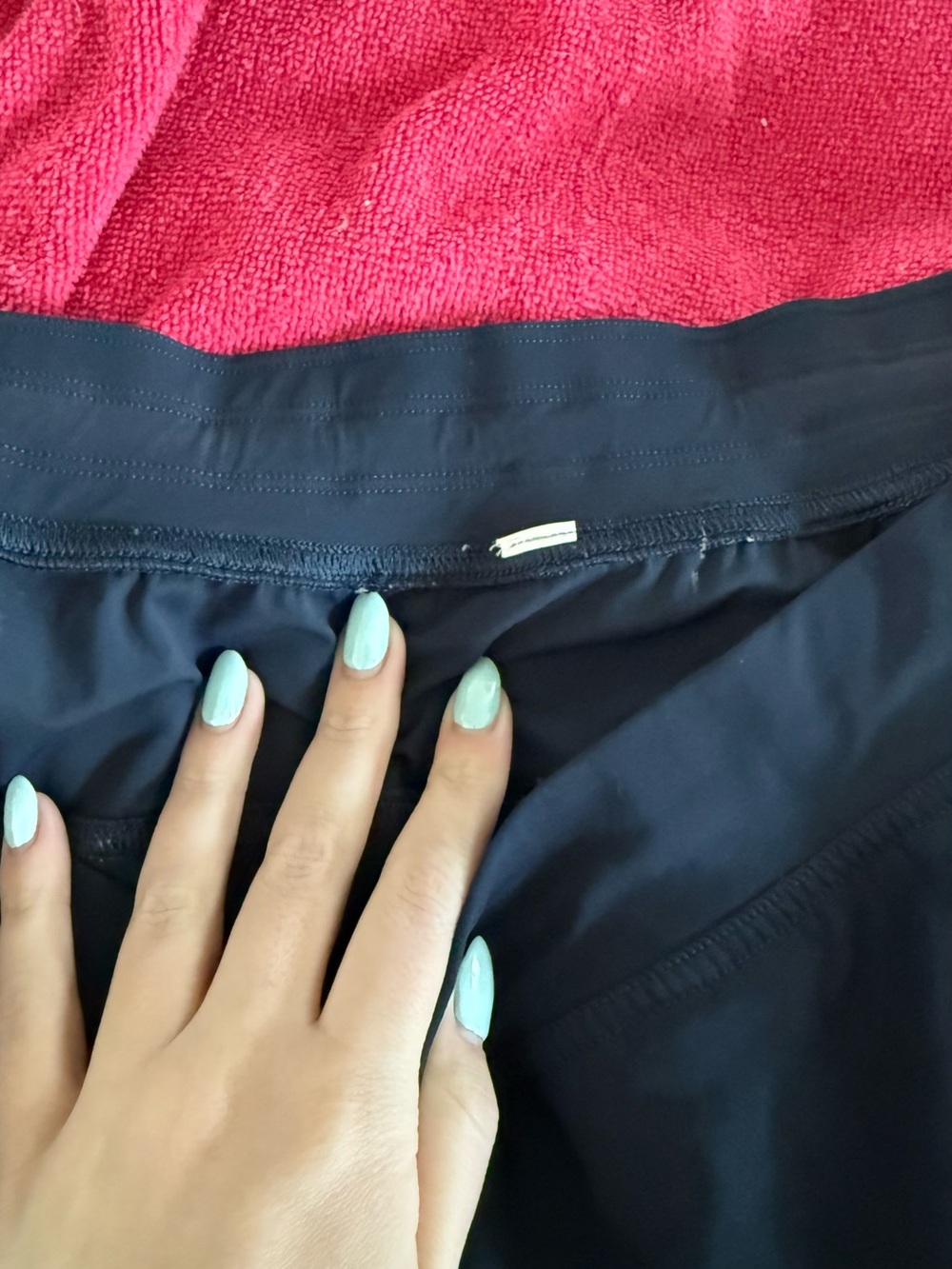 lululemon athletica adapted slate high rise crop navy blue - Picture 7 of 7